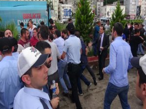 KADİR TOPBAŞ PROTESTOSUNA POLİS MÜDAHALESİ