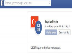 FACEBOOK'TAN İLGİNÇ SEÇİM UYGULAMASI