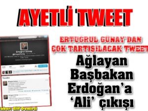 Ertuğrul Günay'dan Ağlayan Erdoğan'a Ayetli Tweet