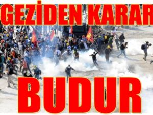 Gezi Parkı Beklenen Açıklamayı Yaptı