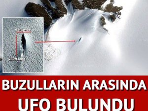 ANTARTİKA'DA 76 METRE UZUNLUĞUNDA UFO TESPİT EDİLDİ
