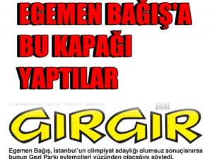 Egemen Bağış'a Öyle Bir Kapak Yaptılar ki !