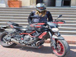 MOTOSİKLETİYLE 40 GÜNDE 28 KENTİ GEZECEK