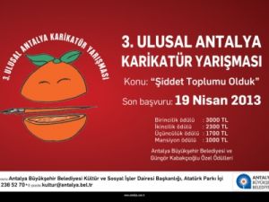 Şiddete karşı karikatür çizecekler!