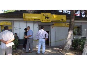 POLİS MERKEZİNİN YANINDAKİ PTT ŞUBESİ SOYULDU