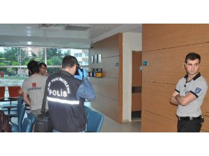 HASTANE TUVALETİNDE ŞOK EDEN OLAY