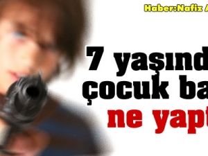 7 Yaşında Okula Silahla Geldi