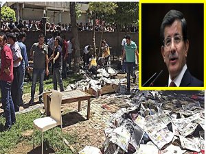 DAVUTOĞLU'NDAN SURUÇ KATLİAMINA  İLK TEPKİ