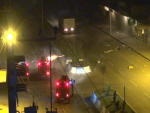 PKK'LILAR POLİSLE ÇATIŞTI