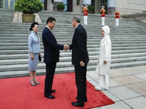 ERDOĞAN İÇİN PEKİN’DE RESMİ KARŞILAMA