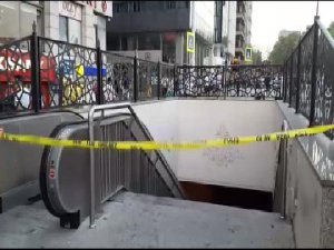 TAKSİM'DE PANİK; TÜNEL DURDU