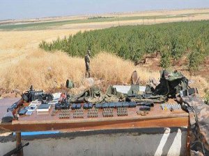 BAĞ EVİNDEN  CEPHANE ÇIKTI