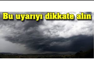 Bu uyarıyı dikkate alın!