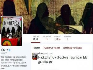 PKK'LI HACKERLAR LİG TV'NİN TWİTTER HESABINI HACKLEDİ
