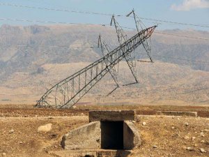 PKK YÜKSEK GERİLİM HATTINA SALDIRDI