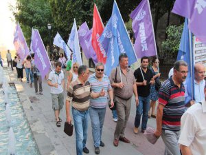 MANİSA'DAN ORTADOĞU İÇİN BARIŞ YÜRÜYÜŞÜ