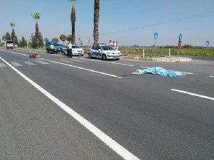 MERSİN'DE FECİ MOTOSİKLET KAZASI; 2 ÖLÜ