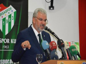 BURSASPOR KARIŞTI;BAŞKANDAN REST