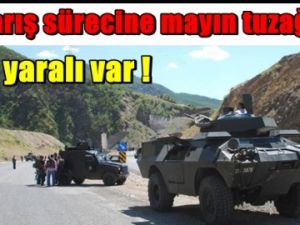 Askeri Konvoya Barış Süreci Mayını 4 Yaralı