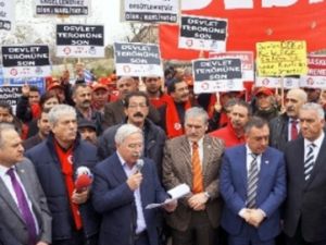 Hava Destekli Sendika Baskını Meclis Önünde Protesto Edili