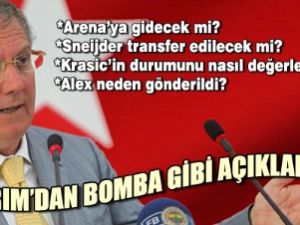 Aziz Yıldırım'dan bomba gibi açıklamalar: Arenaya Gitmiyorum!