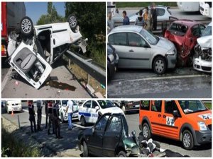 BAYRAMIN YOL KURBANLARI BİLANÇOSU; 96 ÖLÜ 465 YARALI