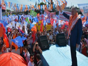 'BİSMİLLAH' İLE MİTİNG YAPTILAR