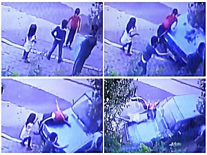 ÇOCUK SÜRÜCÜ KALDIRIMA ÇIKTI ; 1 AĞIR 3 ÇOCUK YARALI