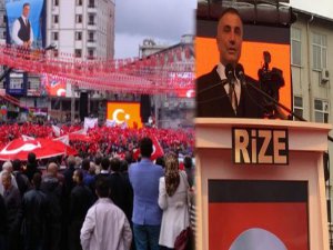 SEDAT PEKER RİZE MİTİNGİ FOS ÇIKTI