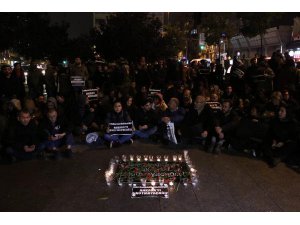 ŞİŞLİ'DE "HAYATI DURDURUYORUZ" EYLEMİ...