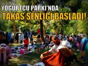 Yoğurtçu Parkı'nda Takas Şenliği Başladı