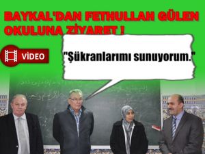 Deniz Baykal'ın Fethullah Gülen Cemaatine Ait Okula ziyaretinin Anlamı ?