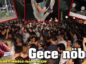 Gezi Parkı'nda 'gece nöbeti'