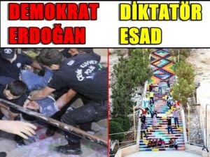 DİKTATÖR Esad, DEMOKRAT Erdoğan
