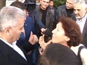 BİNALİ YILDIRIM'A ŞOK PROTESTO