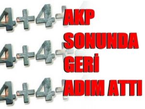 AKP Geri Adım Attı