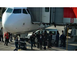 ATATÜRK HAVALİMANI'NDA KORKUTAN KAZA