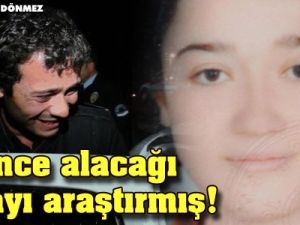 Öldürmeden önce cezayı araştırmış