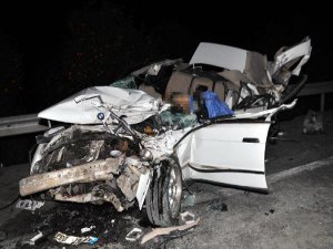 ANTALYA'DA FECİ KAZA ;1 ÖLÜ 2 YARALI