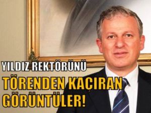 Yıldız Rektörü'nü Törenden Kaçıran Görüntüler