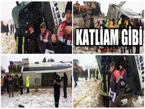 ANKARA YOLUNDA FACİA;7 ÖLÜ 22 YARALI