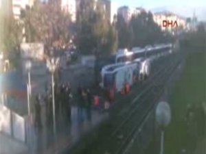 İZMİR'DE AKIL ALMAZ METRO KAZASI