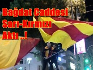 Bağdat Caddesi Sarı Kırmızı Aktı
