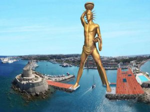 ANTİK DÜNYANIN 7 HARİKASINDAN BİRİ 'RODOS HEYKELİ' YENİDEN İNŞA EDİLİYOR