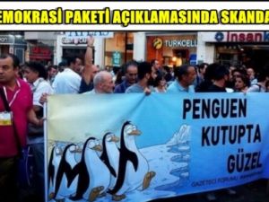 Demokrasi Paketi Açıklamasında Büyük Skandal