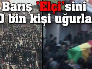 Barış 'Elçi'sini 100 bin kişi uğurladı