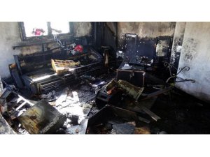 BİLGİSAYAR PATLADI, 5 YAŞINDAKİ CUMALİ YANARAK CAN VERDİ