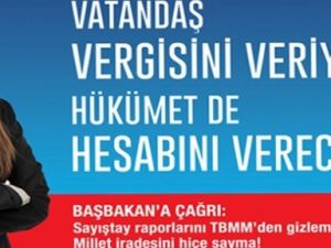 CHP Afişlerine AKP Sansürü