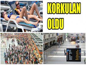 ANTALYA TURİST SAYISINDA REKOR DÜŞÜŞ