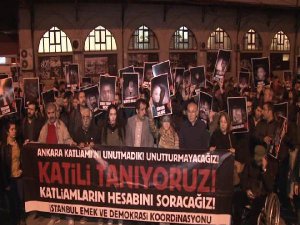 ANKARA'DAKİ BOMBALI SALDIRININ 5. AYINDAKİ ANMA SIRASINDA GERGİNLİK...